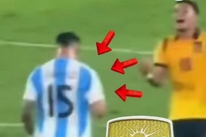 互懟！岡薩雷斯指向世界杯冠軍徽章，派斯以1-0手勢(shì)回應(yīng)