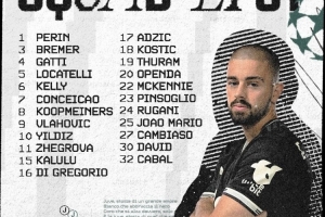 尤文對(duì)陣多特大名單：熱格羅瓦在列，小孔塞桑、坎比亞索回歸