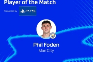 助攻哈蘭德打破僵局！福登當(dāng)選曼城2-0那不勒斯全場(chǎng)最佳球員