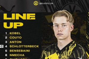 多特vs美因茨首發(fā)：吉拉西、施洛特貝克、李在城、佐野海舟在列