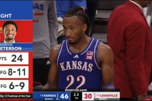 NCAA季前賽-明年狀元熱門達林-彼得森半場11中8轟下24分 全場26分