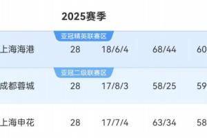 徹底白熱化！中超還剩2輪，正數(shù)3名、倒數(shù)3名之間均1分之差