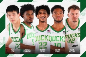 加油！俄勒岡大學(xué)今天對(duì)陣夏威夷大學(xué) 林葳首發(fā)出戰(zhàn)