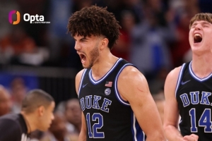 近30年NCAA和NBA首位！布澤爾8場全勝且有175分75板25助失誤＜10