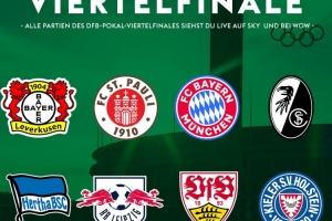 德國杯8強出爐：拜仁、勒沃庫森、斯圖加特、弗賴堡、萊比錫在列