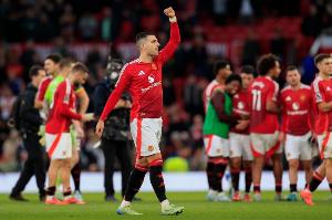 四名葡萄牙球員為曼聯(lián)攻入英超主場進球：C羅、納尼、B費、達洛特