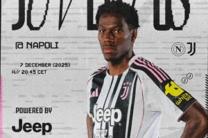 硬仗來了！尤文發(fā)布對陣那不勒斯海報，戴維單人出鏡