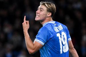 第7分鐘破門，霍伊倫打進1989年來意甲對陣尤文最快進球