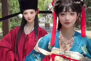 縣令大人！美女登密盼盼這身宋朝官人的服飾如何哈？
