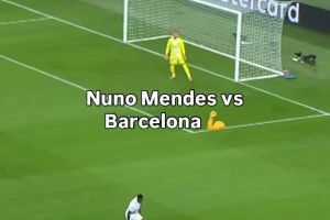 世一左再次逮捕亞馬爾！歐冠官方曬門德斯vs巴薩集錦：精英級表現(xiàn)