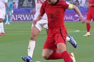 放肆??！昔日孫興慜假摔，被馬寧出示黃牌警告