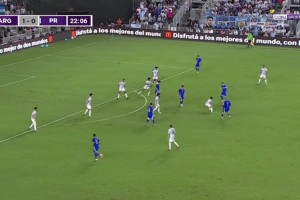 上帝視角！梅西一腳挑傳禁區(qū)助攻蒙鐵爾破門，生涯第397助??