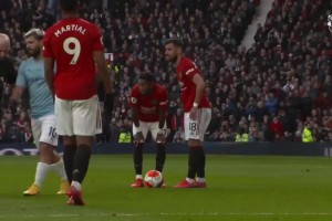 B費馬夏爾連線！馬夏爾攻破曼城球門