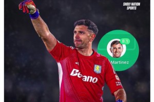 全場7次撲救！大馬丁賽后被評8.1高分