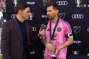 太完美了！梅西獲得美職聯(lián)季后賽MVP！6場6球7助率隊奪冠！！